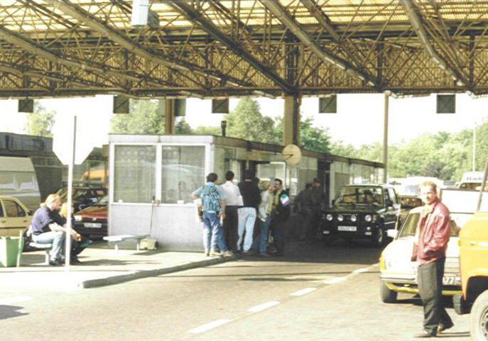 The German/Polish border on the 14.9.1991